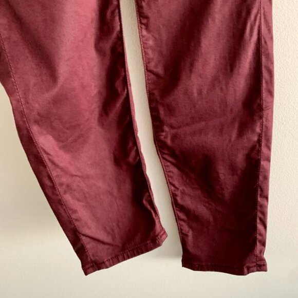 7famk B(AIR) Colour Ankle Skinny Jean Denim in Oxblood - Picture 13 of 16